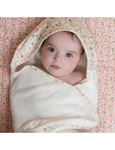 Little Dutch Bawełniany ręcznik z kapturem 100x100 cm Fairy Wonders