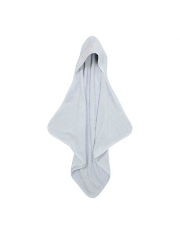 Little Dutch Bawełniany ręcznik z kapturem 100x100 cm Blue