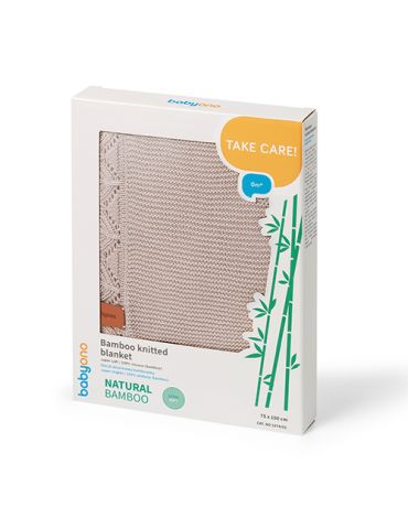 BabyOno Kocyk bambusowy beżowy