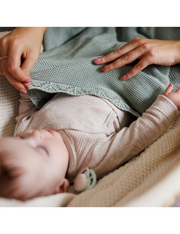 BabyOno Kocyk bambusowy szałwiowy