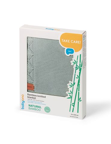 BabyOno Kocyk bambusowy szałwiowy