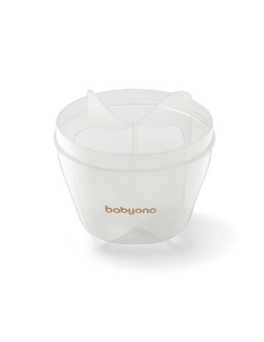 BabyOno Pojemnik na mleko w proszku beżowy