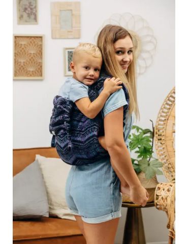 LennyLamb Nosidełko klamrowe Onbuhimo z tkaniny żakardowej BOHO ECLECTIC