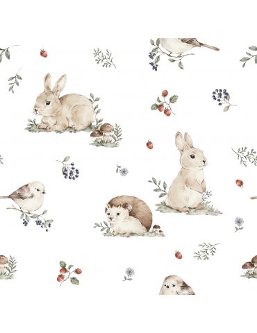 Yosoy Otulacz bambusowy z chwostami 120/120 Cozy forest