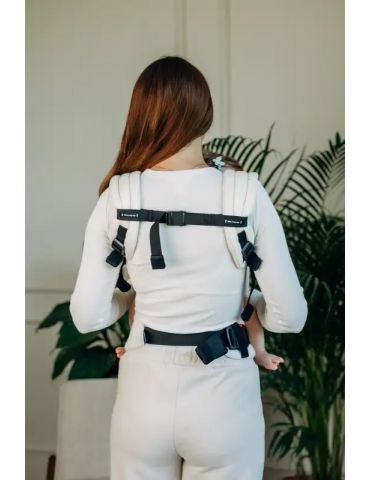 LennyLamb Nosidełko LennyLight z tkaniny jodełkowej Standard Luce