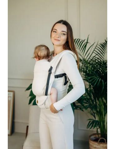 LennyLamb Nosidełko LennyLight z tkaniny jodełkowej Standard Luce