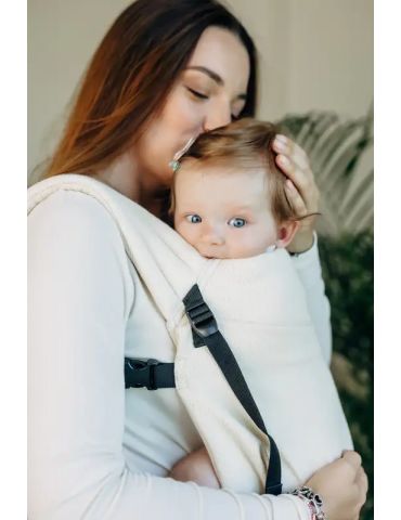 LennyLamb Nosidełko LennyLight z tkaniny jodełkowej Standard Luce