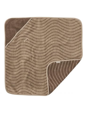 Leander Ręcznik kąpielowy z kapturkiem Organic Woodland mocca