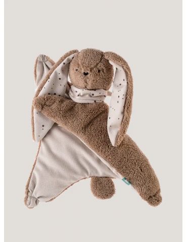 Szumisie Ciepluś króliczek brązowy - termofor obciążeniowy z naturalnym ziarnem