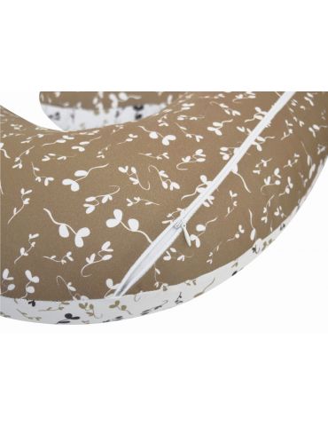 Motherhood Poduszka Fasolka do karmienia Listki beżowe