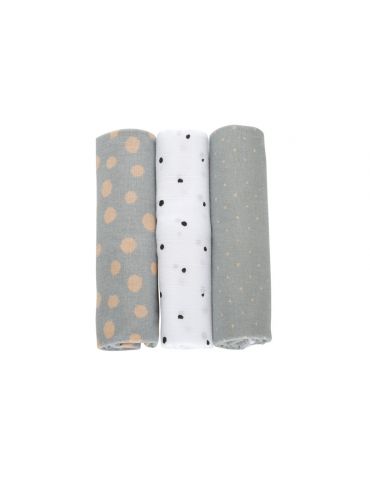 Motherhood Pieluszki bawełniane 70x80 Kropy różowe