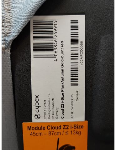 Cybex Cloud Z2 i-Size Fotelik samochodowy Plus Autumn gold Outlet