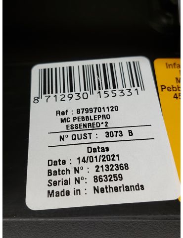 Maxi Cosi Pebble Pro i-size fotelik samochodowy 0-13kg Essential Red Outlet