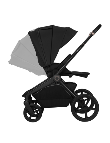 Lionelo Freya Wózek głęboko-spacerowy Black onyx