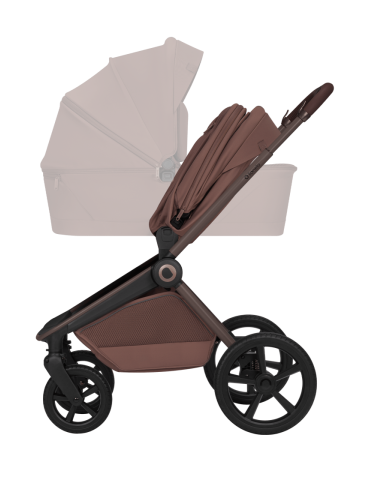 Lionelo Freya Wózek głęboko-spacerowy Brown chocolate