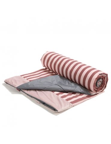 La Millou Koc piknikowy XL 145X170 ( Stripes pink )