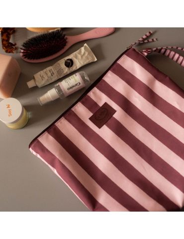 La Millou Kosmetyczka wodoodporna M ( Stripes pink )