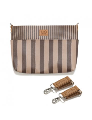 La Millou Organizer do wózka feeria premium ( Stripes brown )