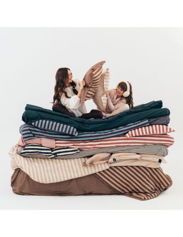 La Millou Kołdra bawełniana XL 150X200 ( Stripes brown )