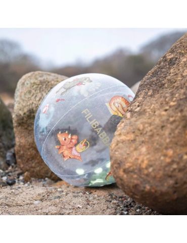 Filibabba Piłka plażowa Alfie Confetti Dino beach