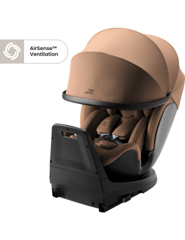 Britax Romer Swivel-Grow Max Air fotelik samochodowy 0-18kg Warm caramel