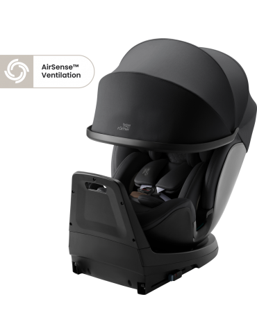 Britax Romer Swivel-Grow Max Air fotelik samochodowy 0-18kg Onyx black
