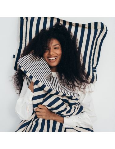 La Millou Kołdra bawełniana XL 150X200 ( Stripes navy )