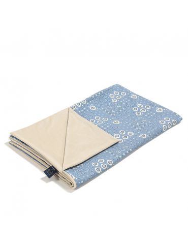 La Millou Lekki koc bawełniany velvet M 80x100 ( Bandana denim )
