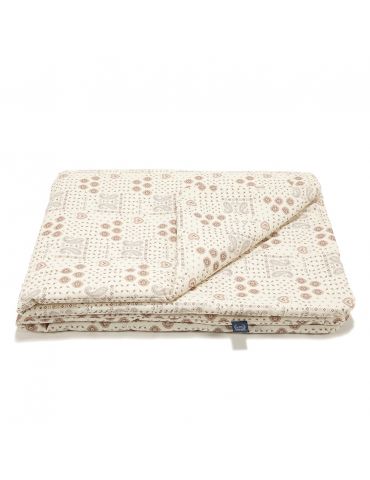 La Millou Kołdra bawełniana L 110x140 ( Bandana cream )
