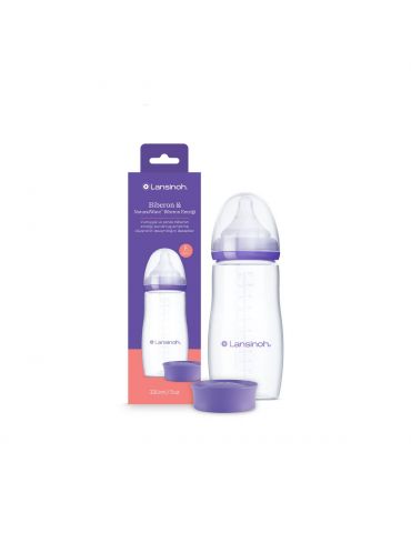 Lansinoh Butelka ze smoczkiem o szybkim przepływie 330ml