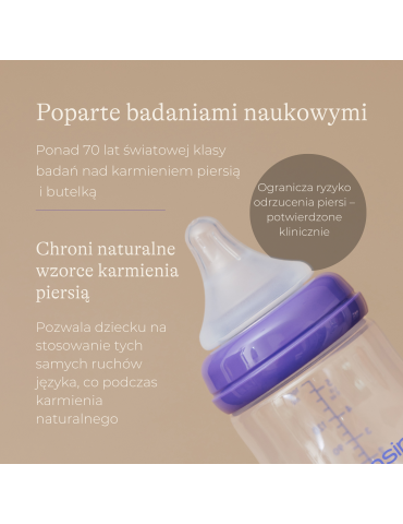 Lansinoh Butelka ze smoczkiem o szybkim przepływie 330ml