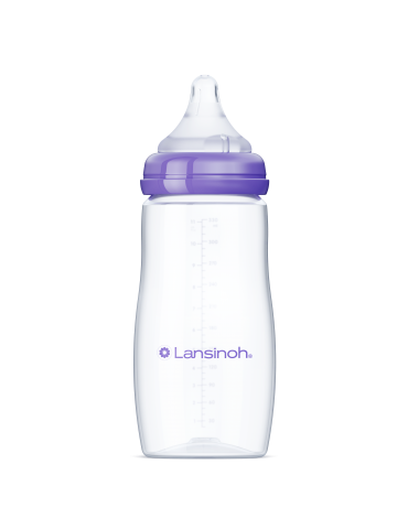 Lansinoh Butelka ze smoczkiem o szybkim przepływie 330ml