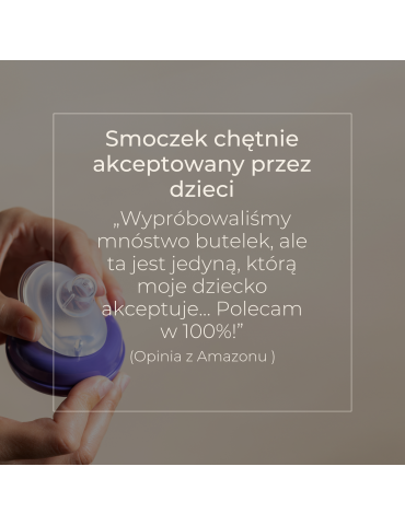 Lansinoh Zestaw startowy Butelki ze smoczkiem o rozmiarach XS i S Natural wave