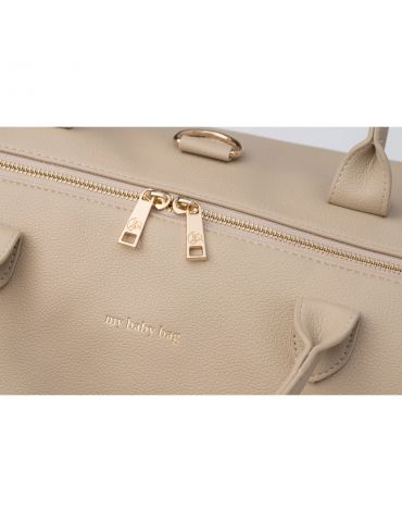 My Baby Bag Torba dla mamy z zestawem pasków beżowa