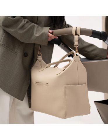 My Baby Bag Torba dla mamy z zestawem pasków beżowa