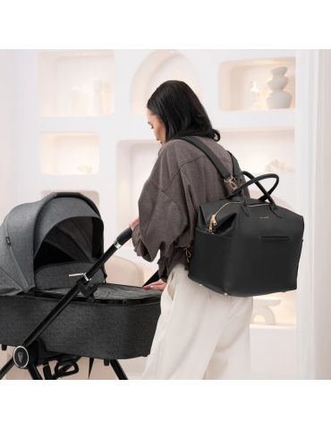 My Baby Bag Torba dla mamy z zestawem pasków czarna