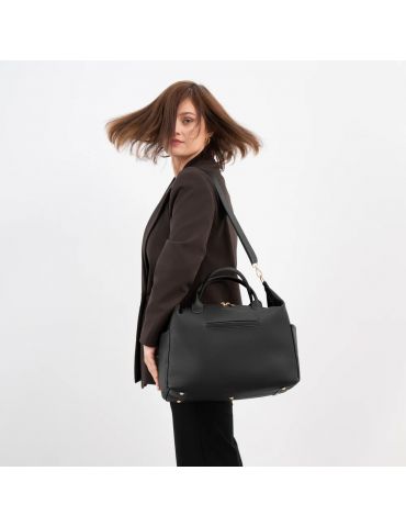 My Baby Bag Torba dla mamy z zestawem pasków czarna