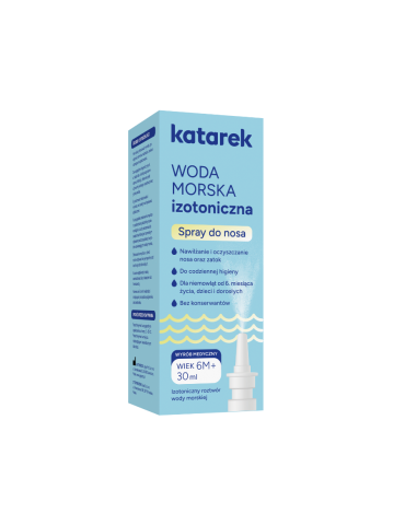 Katarek Spray do nosa woda morska izotoniczna 30 ml