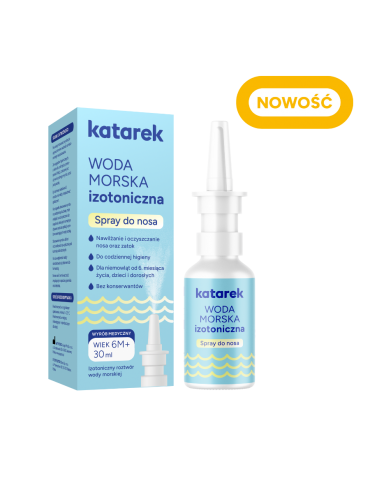 Katarek Spray do nosa woda morska izotoniczna 30 ml