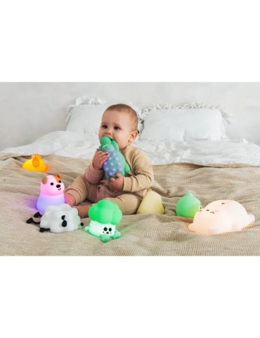 InnoGio Lampka silikonowa nocna dla dzieci GIOcrooki