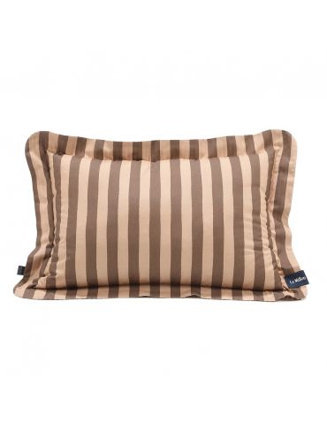 La Millou Poduszka bawełniana do spania XL ( Stripes brown )