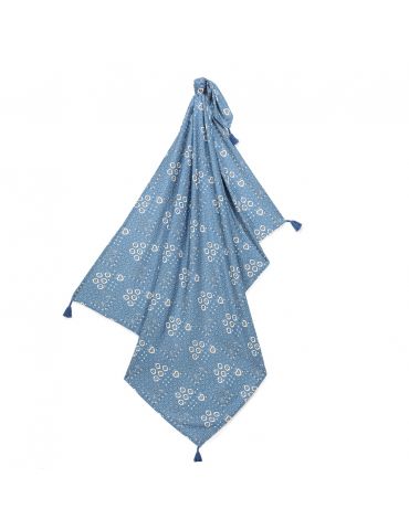 La Millou Otulacz bambusowy M 100x120 ( Bandana denim )