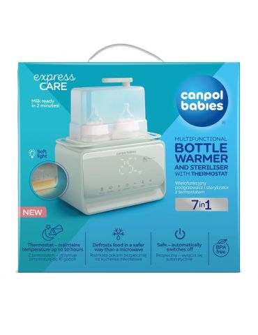 Canpol babies Podgrzewacz i sterylizator 7w1 z termostatem i lampką