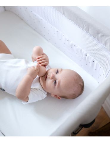 Puuki Prześcieradło do dostawki organic 50x90 Śmietanka