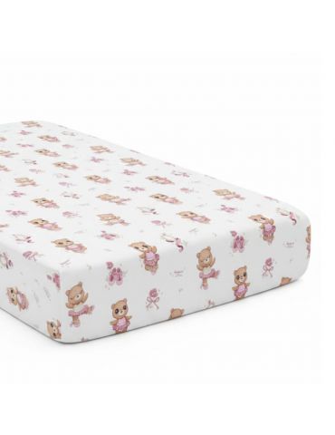 Bonjour Cherie Prześcieradło bambusowe 120/60 Ballerina