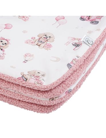 Bonjour Cherie Kocyk średniaka bawełna i boucle 75/100 Bianca