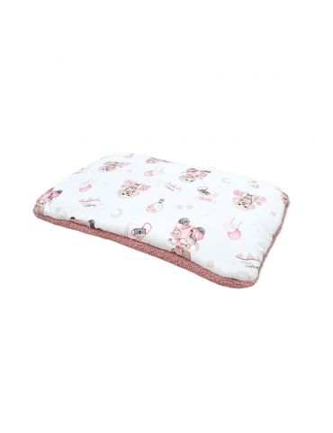 Bonjour Cherie Poduszka dwustronna bawełna i boucle  40/60 Bianca