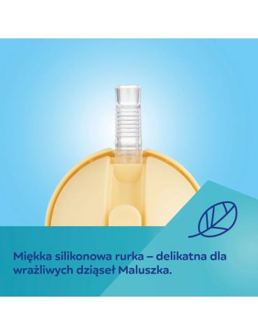 Canpol Babies Kubek niekapek z rurką i odważnikiem 270 ml Mountains zielony
