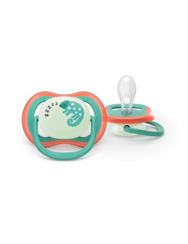 Avent Philips Smoczek uspokajający Ultra air 6-18m+ Nighttime