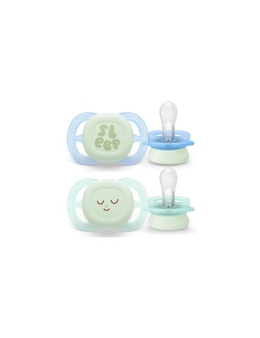 Avent Philips Smoczek uspokajający Ultra Start 0-2m Nighttime